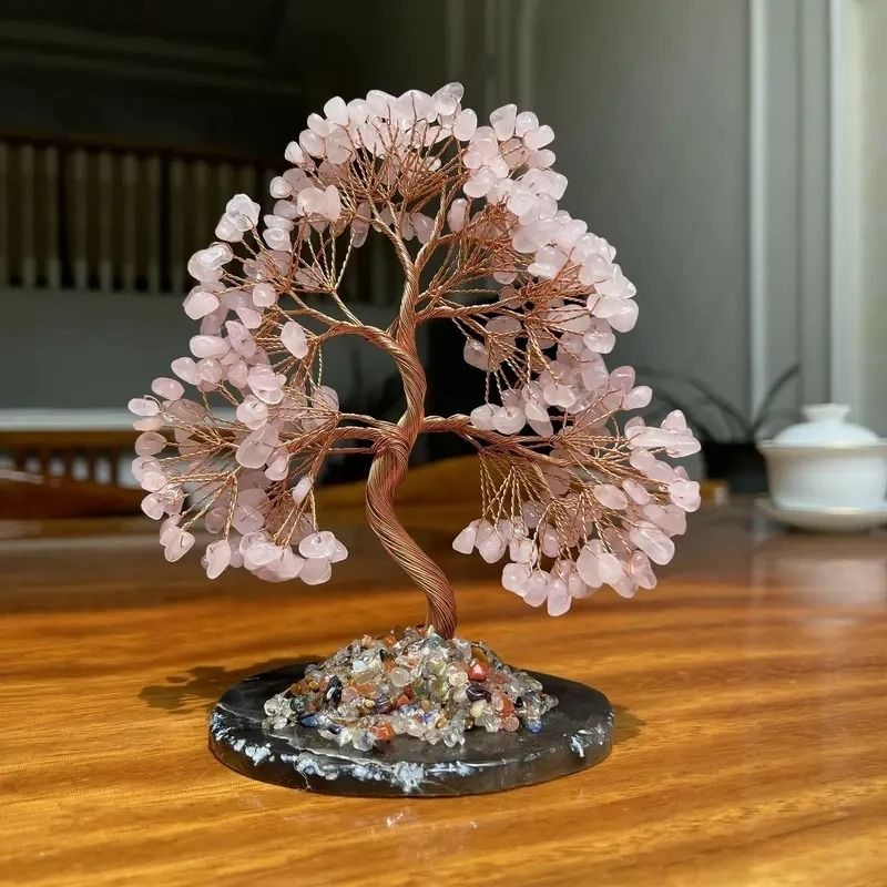 7 Chakra Crystal Tree of Life Feng Shui Healing Crystal Decor