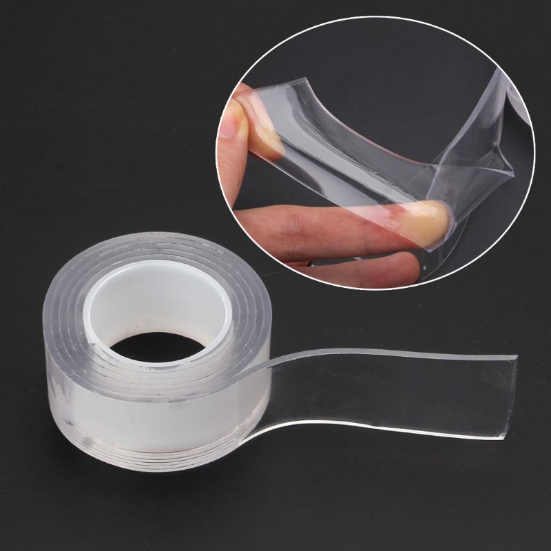 Reusable Adhesive Silicone Tape, Universal Anti-Slip Double-Sided Wall Stickers, Versatile Sticky Tape