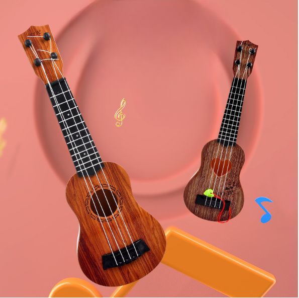Kids Musical Toy Guitar & Keyboard Set, String-Type & Non-Electric Instruments for Children to Learn & Play Music