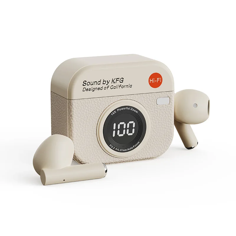 Bluetooth Wireless Earbuds with LED Display
