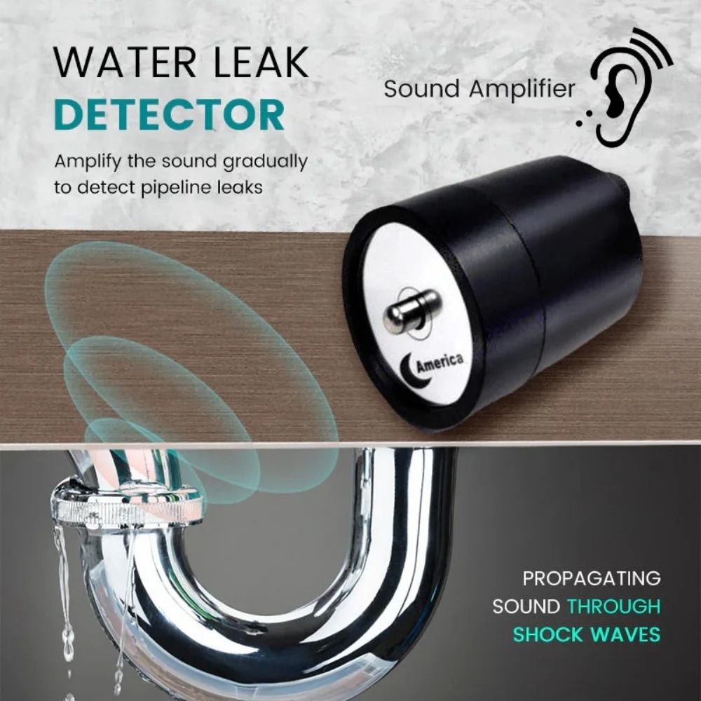 Water Leak Detector Multi-functional Sound Sensor for Pipe Leak Detection
