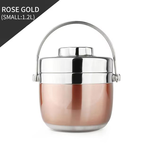 Stainless Steel Food Thermos Lunch Box with Bag and Tableware