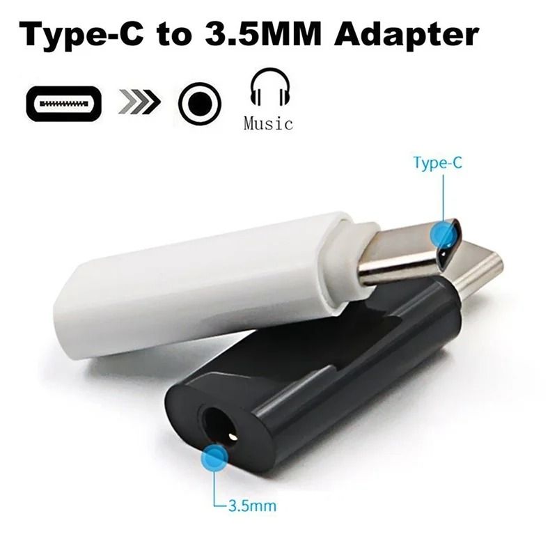 High Fidelity Type C to 3.5mm Headphone Jack Adapter