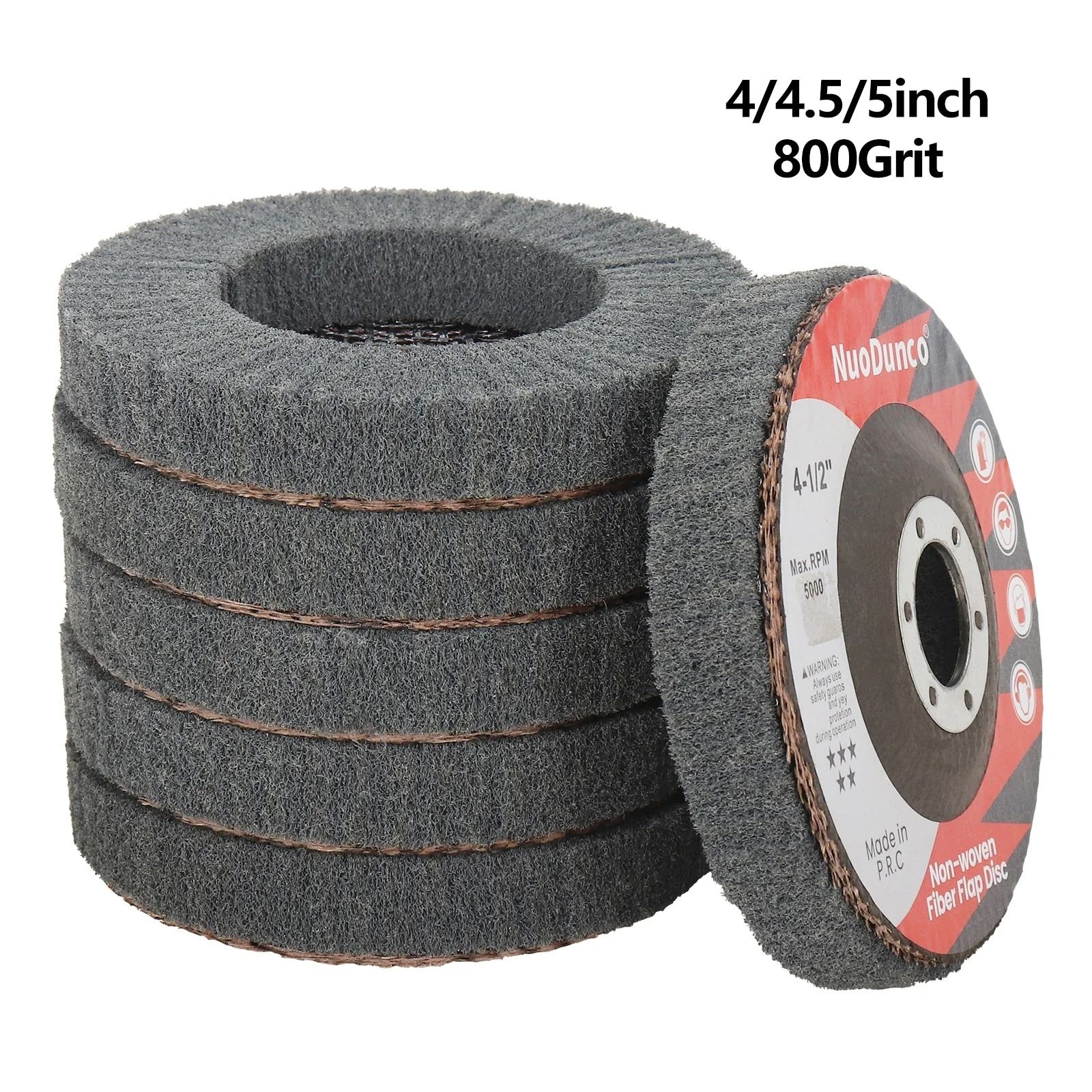 Nylon Fiber Flap Polishing Wheel Disc for Angle Grinders, 800 Grit