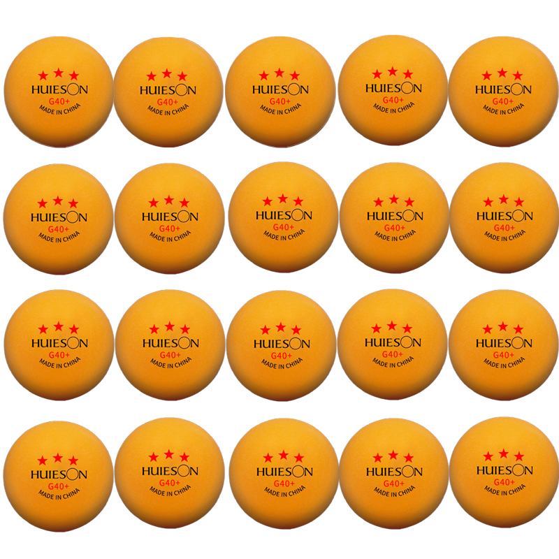 New Huieson 3 Star ABS Table Tennis Balls, ITTF-Grade Ping Pong Balls for School, Club & Tournament Use