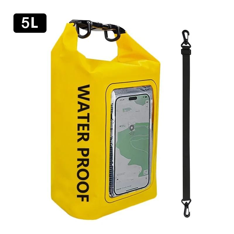 Touch Screen Transparent Dry Bag Backpack 2L and 5L