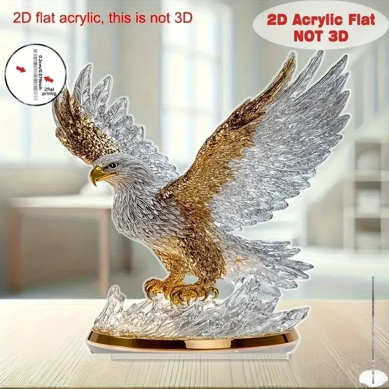 Flapping Eagle Desktop Decora Ornament - Aesthetic Office and Home Decor