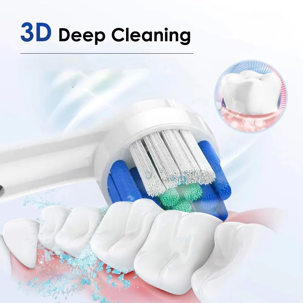 SmartSpin Pro Rechargeable Electric Toothbrush with Rotary Cleaning Power