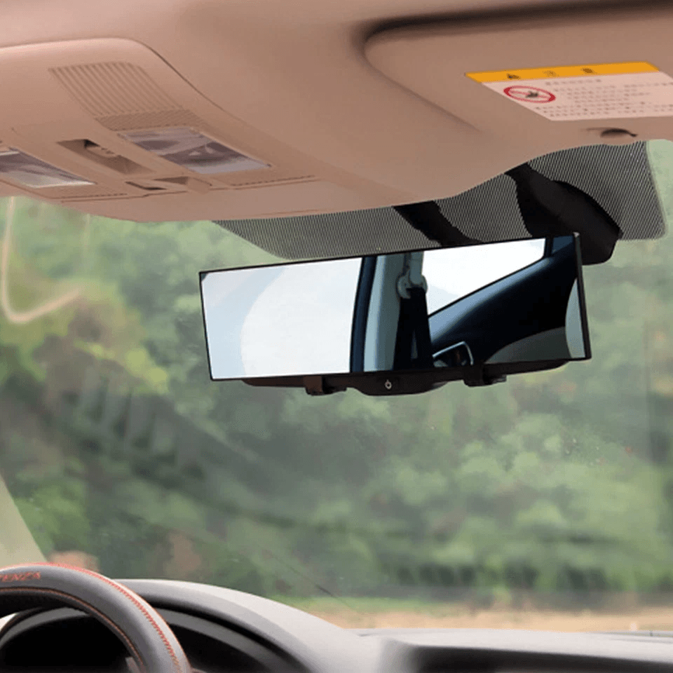 Universal Car Rear View Mirror, Click On, Wide Angle Convex, Panoramic Rearview, Anti-Glare