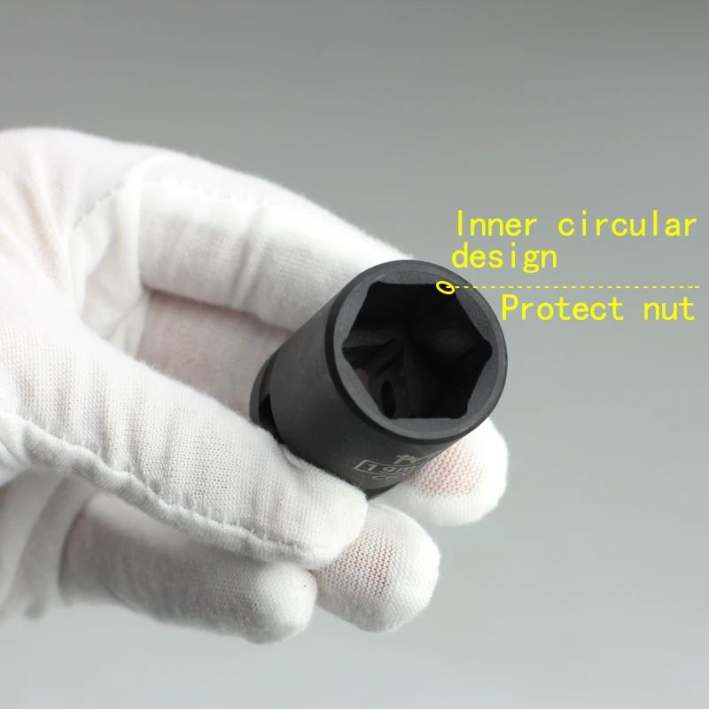 1/2 Drive Short 6-Point Impact Socket, Metric Shallow Sizes 10–32mm