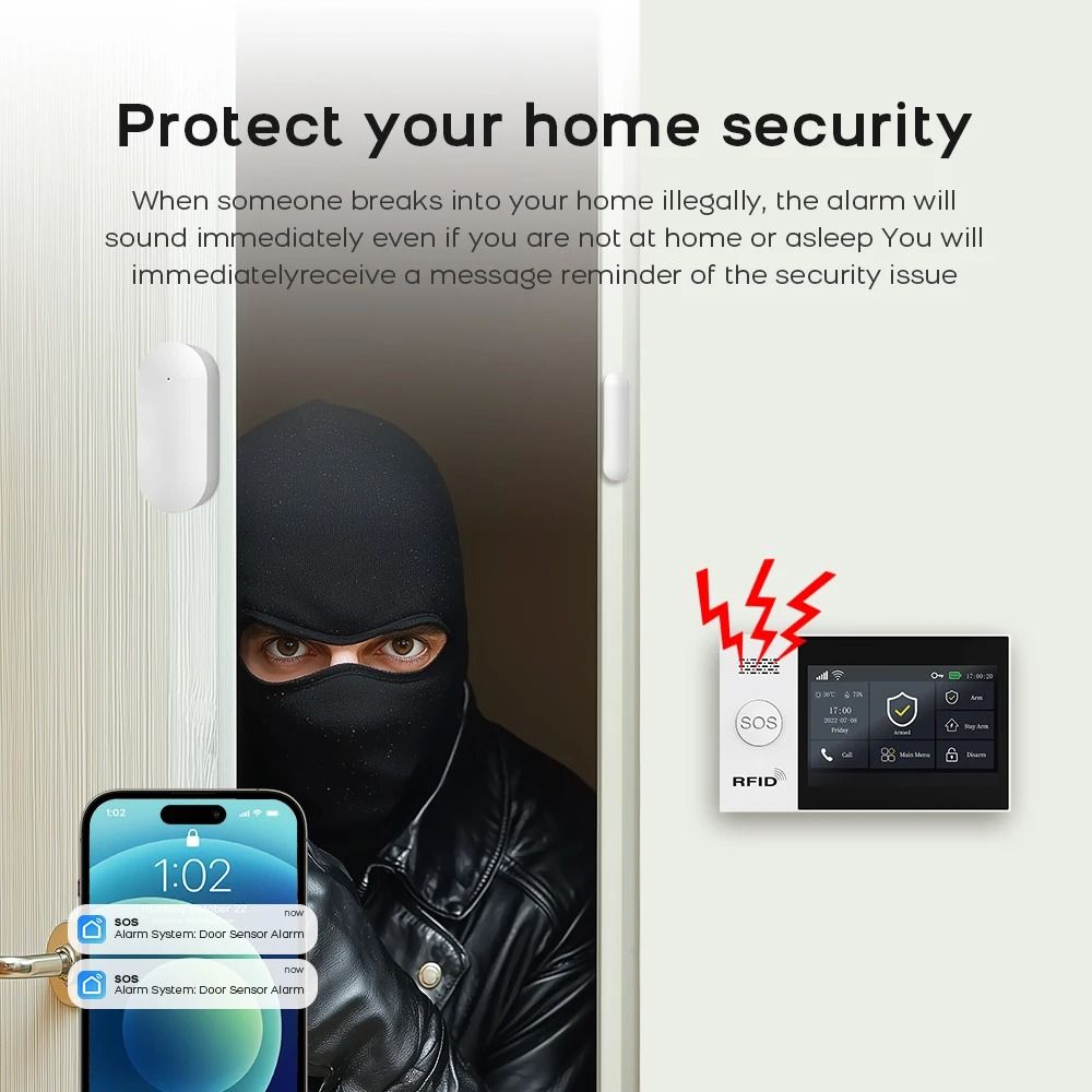 Smart 4.3 Inch HD Touch Security Command Center