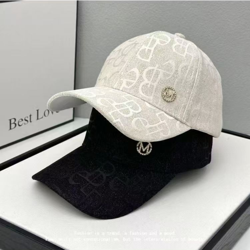 Retro Letter Print Baseball Cap, Adjustable women baseball cap for Casual Streetwear Style