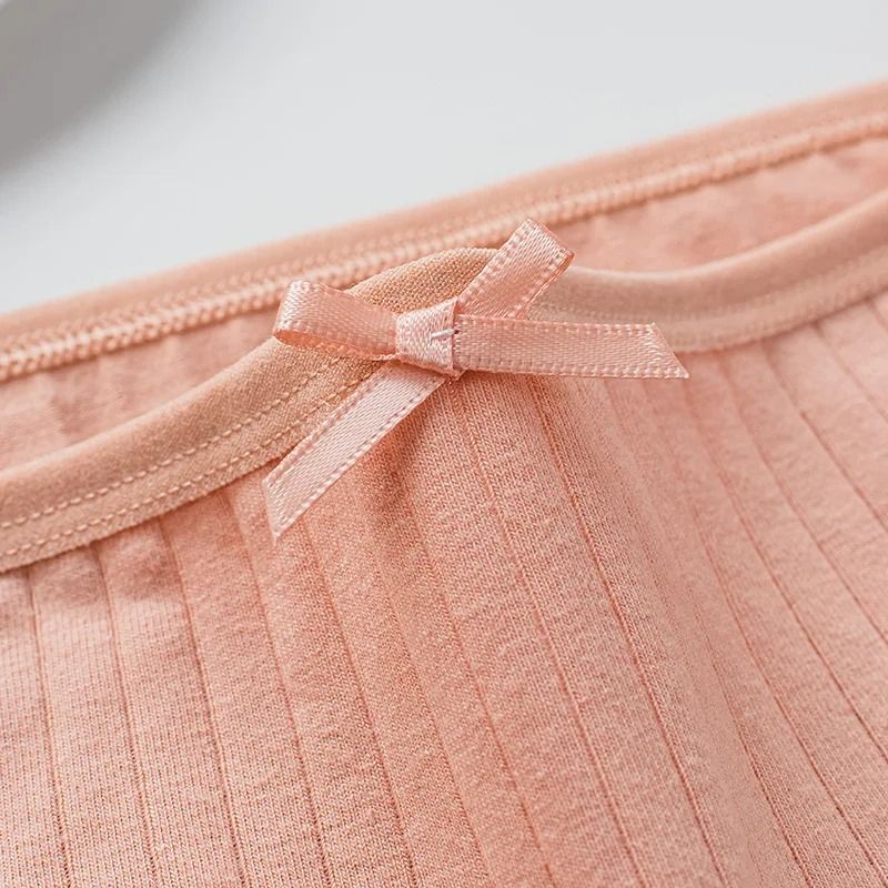 Womens Cotton Breathable Brief Underwear Soft Stretch Everyday Panties Six Piece Set