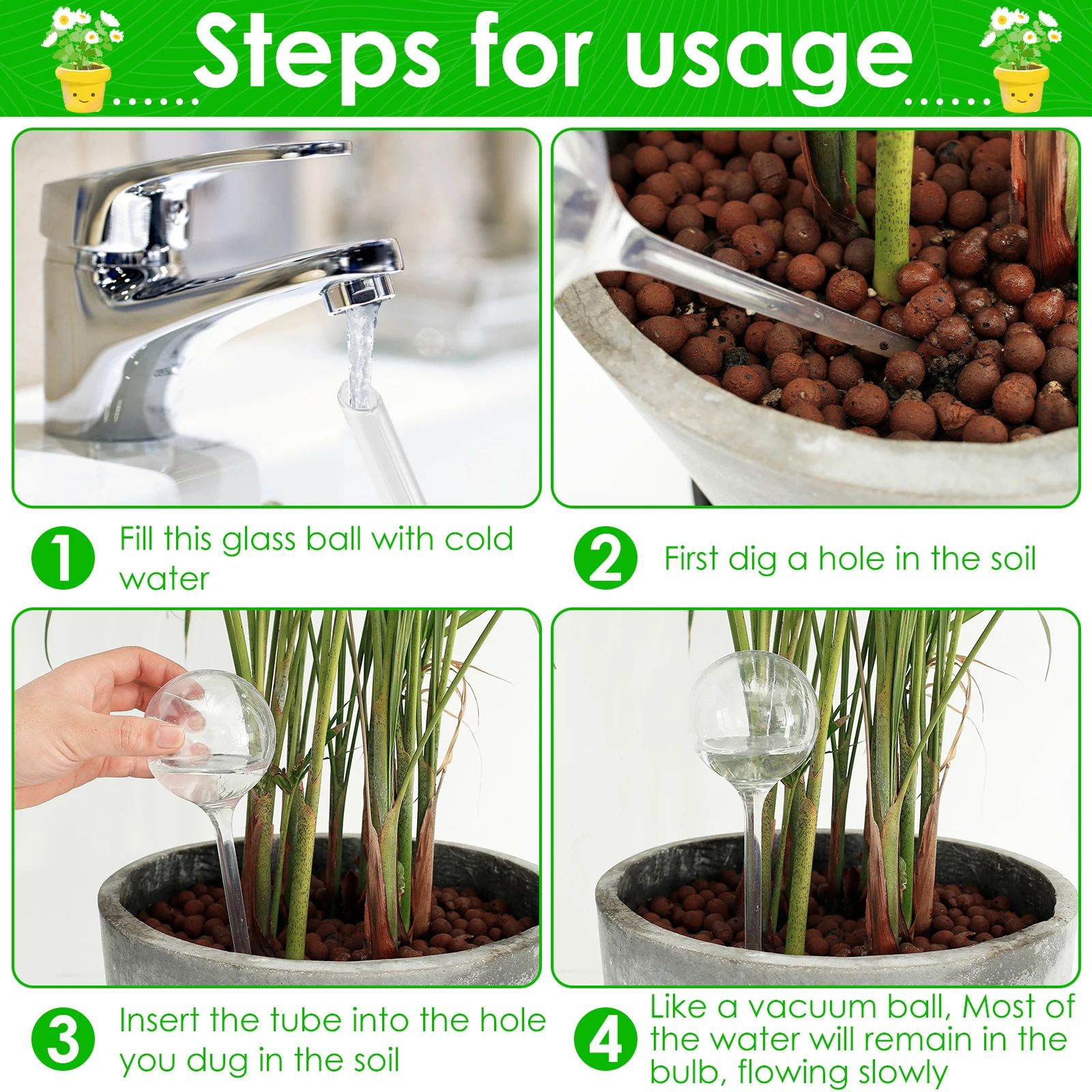 Automatic Plant Watering Ball Set