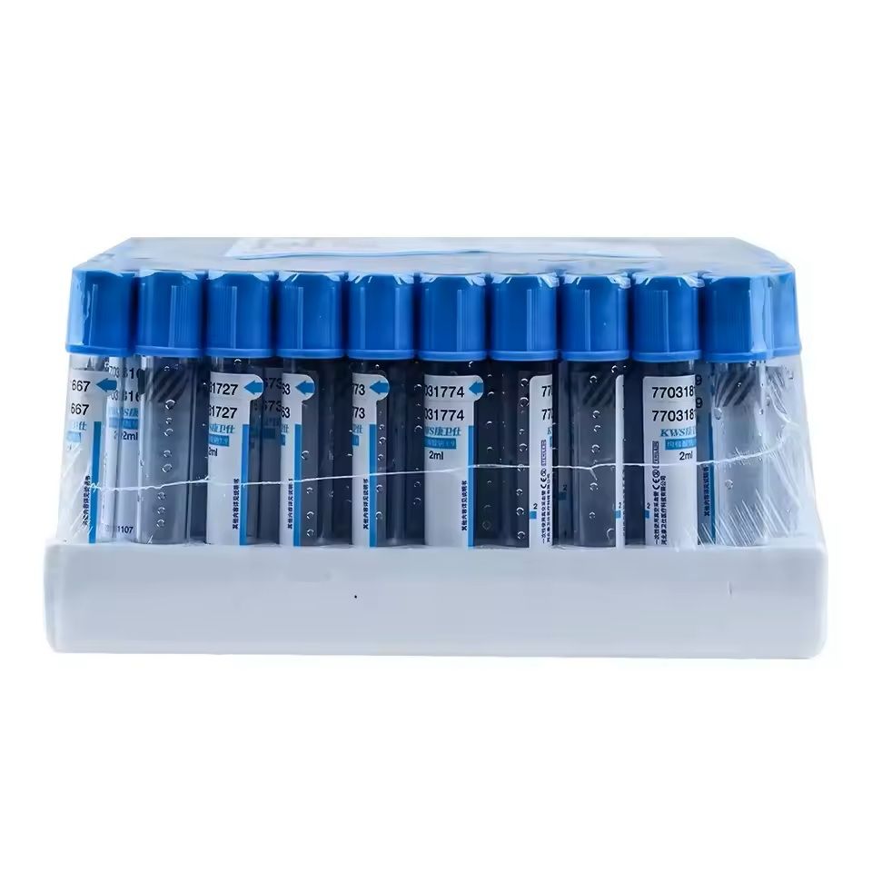 Sodium Citrate Blood Collection Tubes 100 Pack for Lab and Veterinary Use