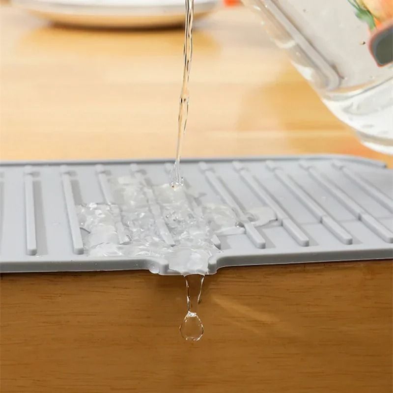 Ripple-Flow Silicone Faucet Mat