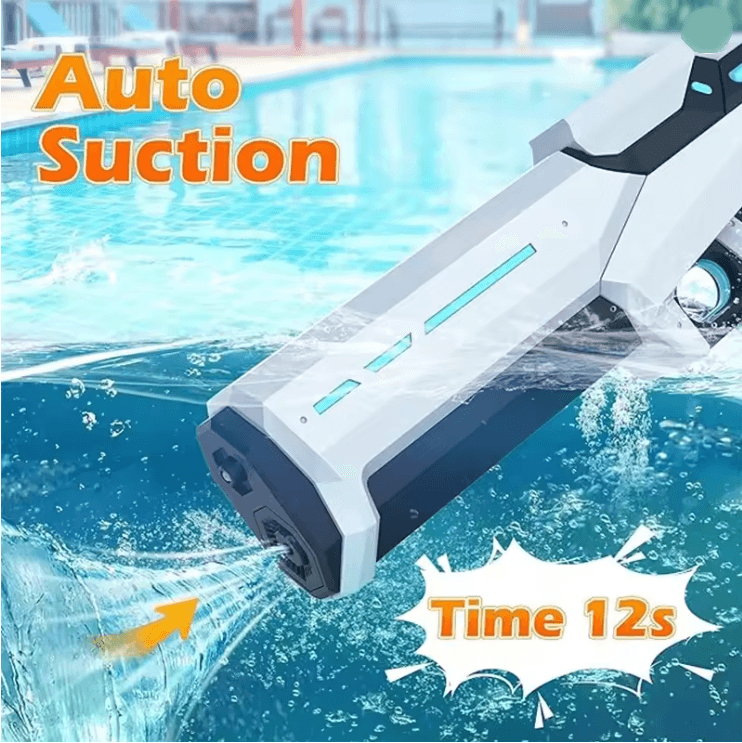 AquaBlast Electric Water Gun Automatic Squirt Blaster for Outdoor Fun