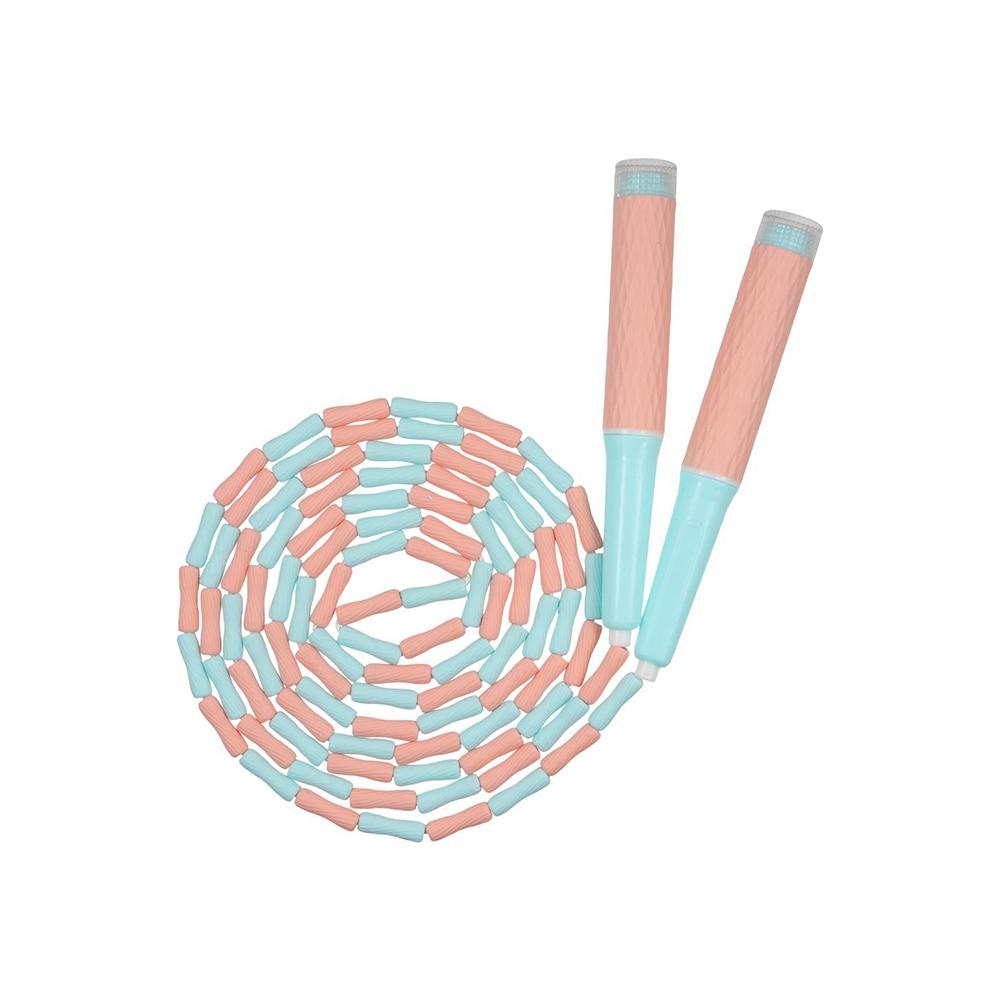 Durable Adjustable Soft Beaded Skipping Rope, Lightweight, Tangle-Free Training Jump Rope with Strong Flexibility