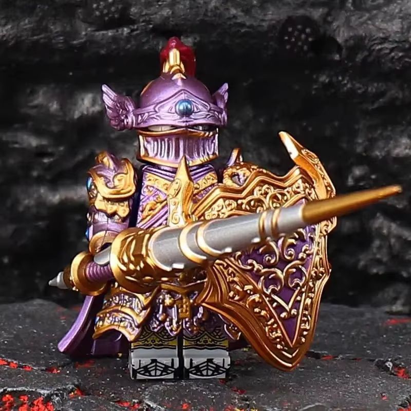 GP201 Lich King Medieval Knights Building Block Set – Round Table Anime Action Figure Collection
