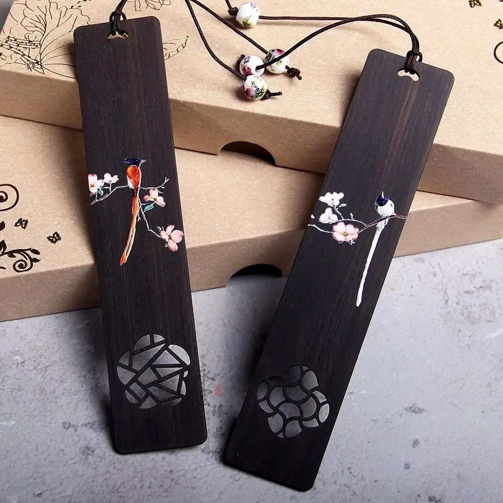 Artisan Ebony Carving Bookmark | High-Fidelity Retro Chinese Pagination & Professional Learning Gallery
