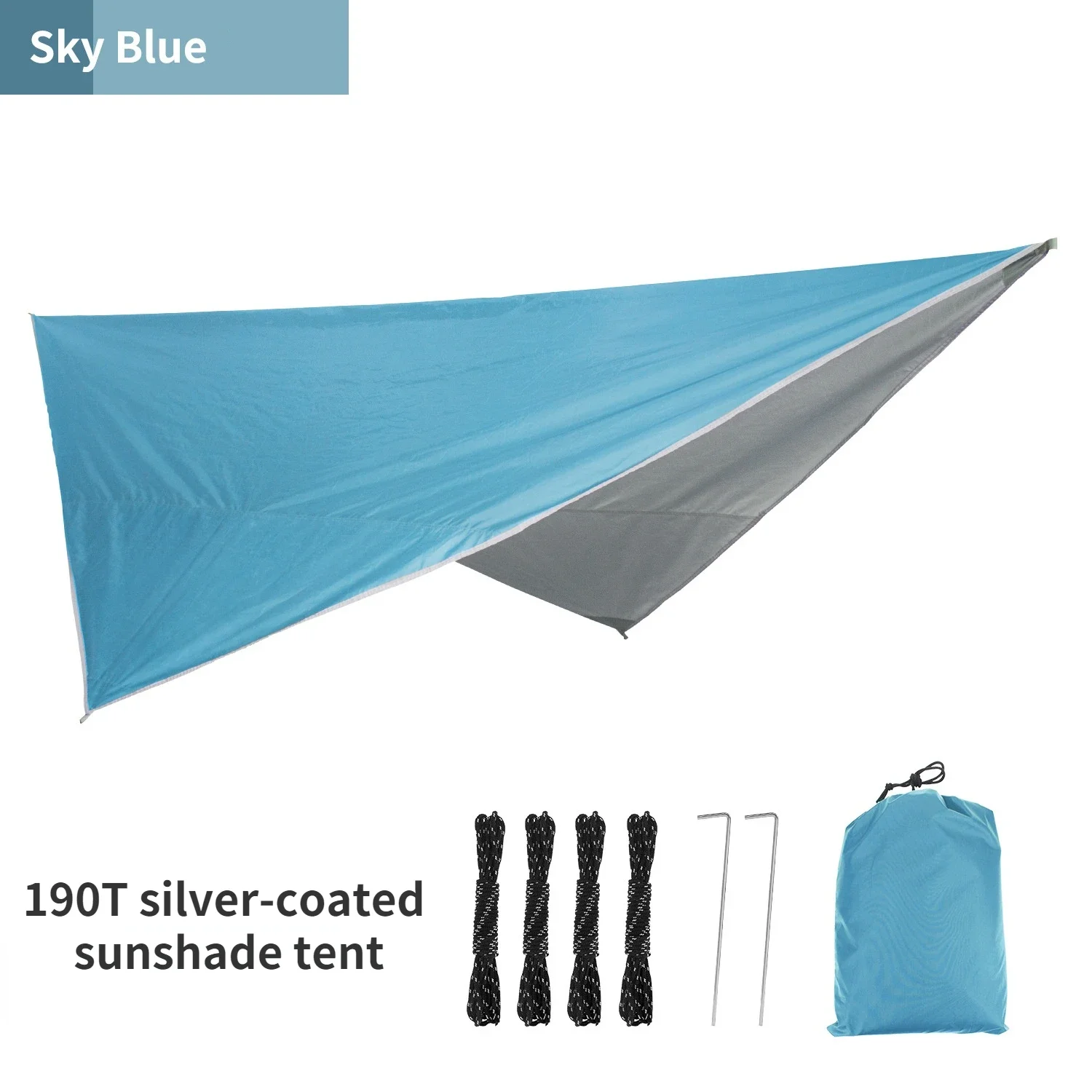 Ultralight Camping Tarp Waterproof Hammock Rain Fly Sun Shade Shelter