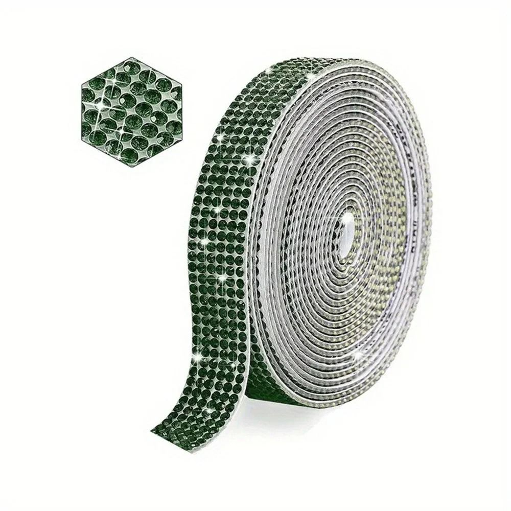 Self-Adhesive High-Fidelity Crystal Rhinestone Ribbon Trim Tape
