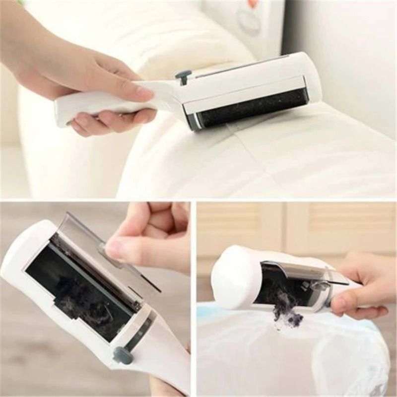 Electrostatic Clothing Dust and Pet Hair Remover Brush for Home Office Travel
