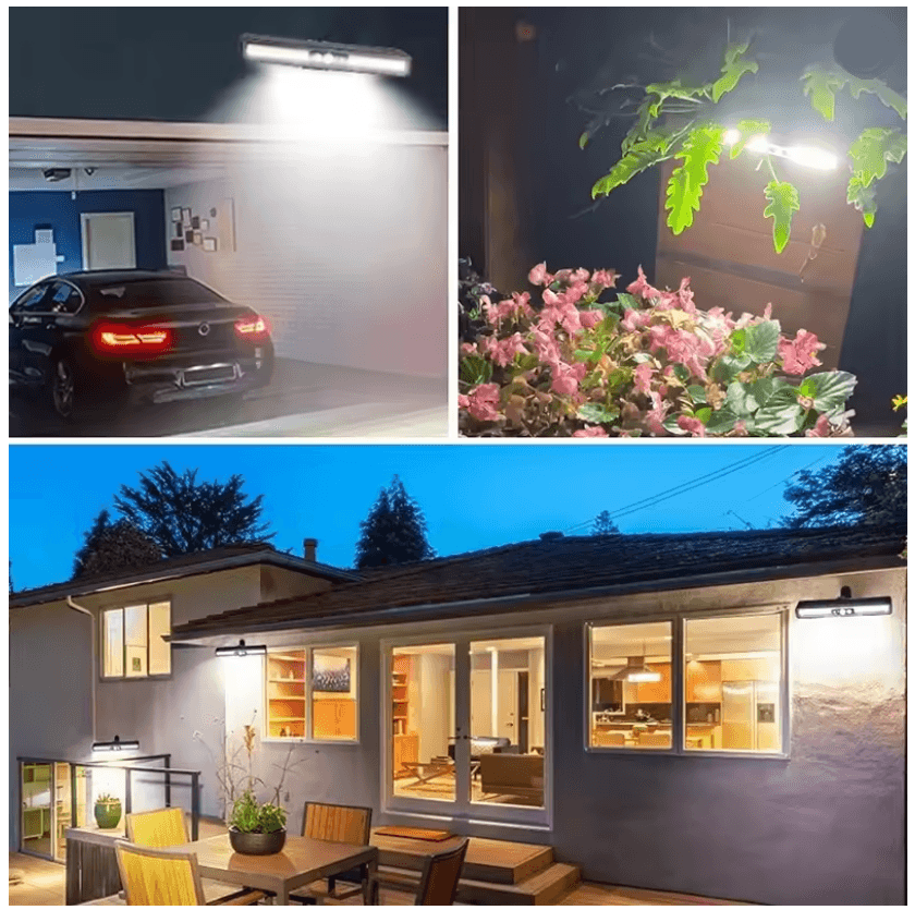 SunGuard Clip On Solar Motion Sensor Light Outdoor Waterproof Fence Security Lamp