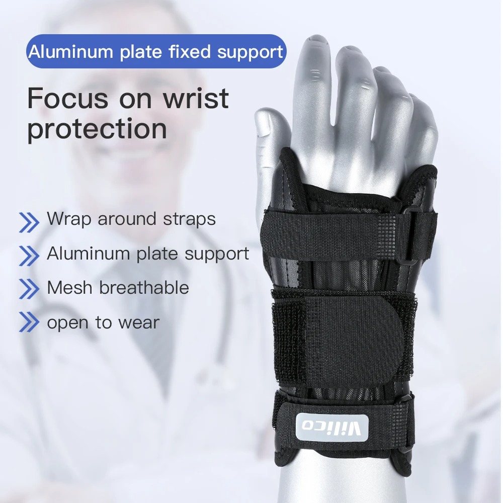Wrist Brace for Carpal Tunnel Relief Adjustable Night Support with Stays for Maximum Comfort