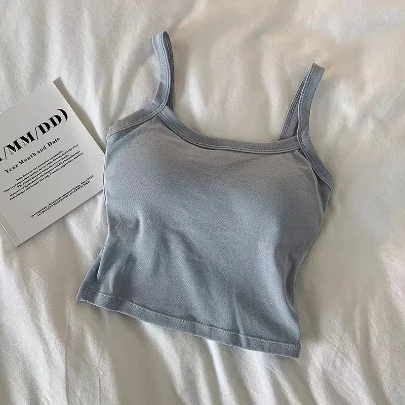 Womens Sexy Sleeveless Crop Top - Basic Fashion Camisole & Tube Top