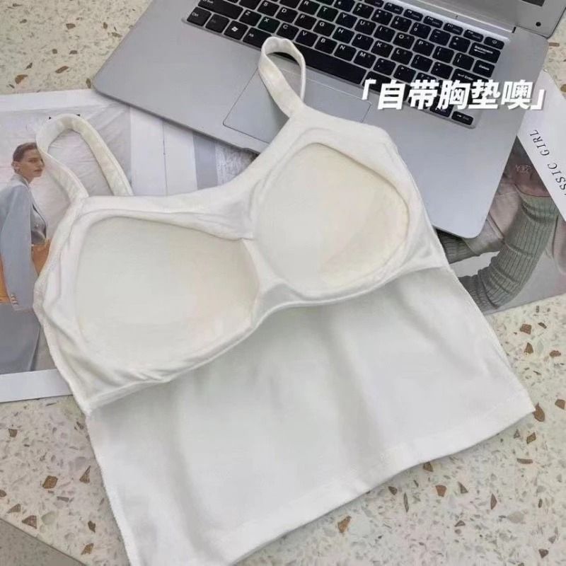 Womens Sexy Sleeveless Crop Top - Basic Fashion Camisole & Tube Top