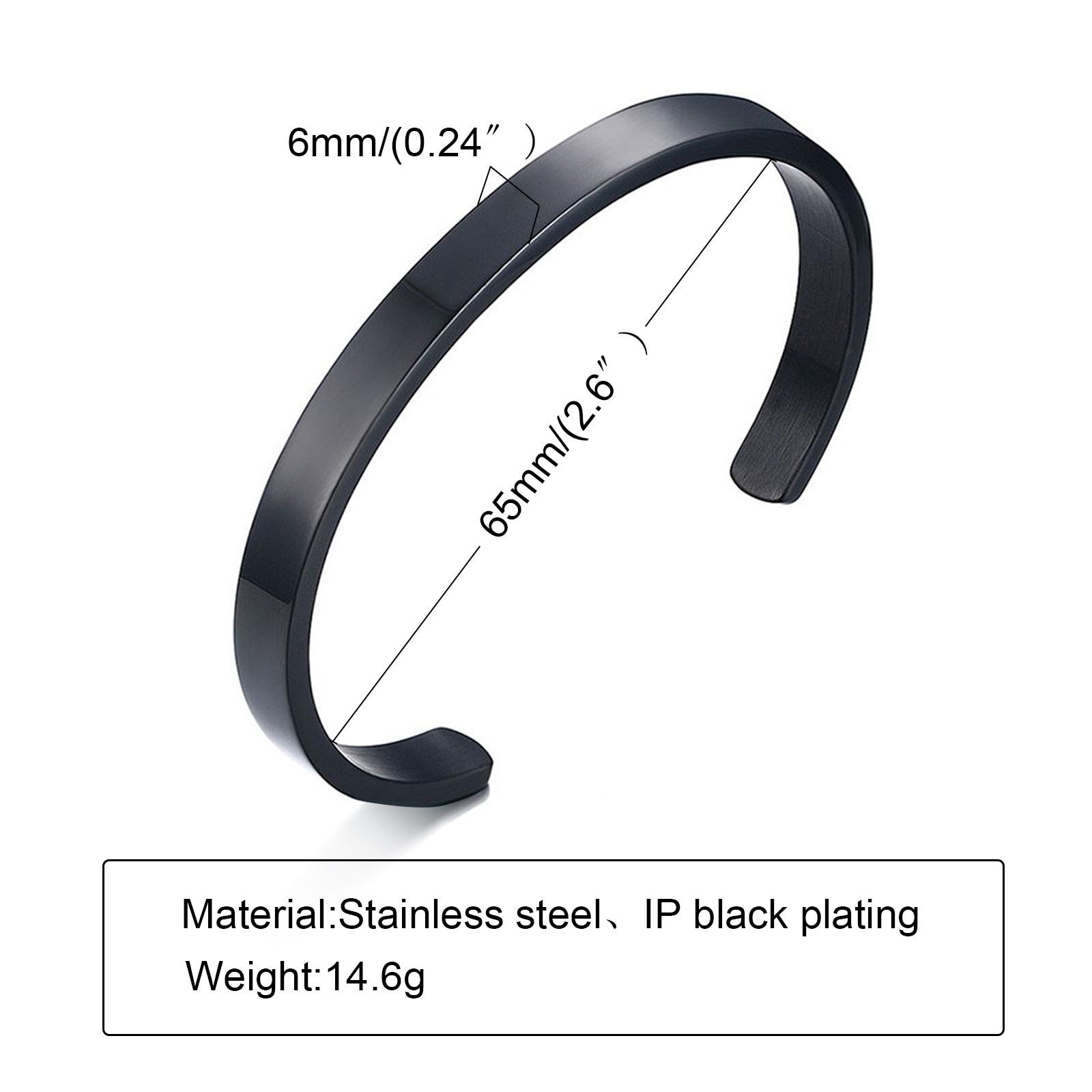 Stainless Steel Men's Thin Cuff Bracelet: Stylish Boyfriend Gift, Father's Day Present