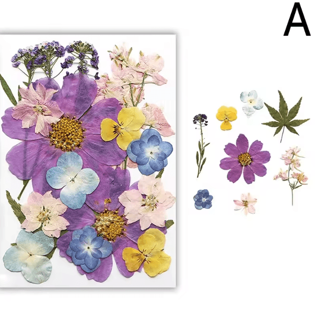 Natural Dried Flower Resin Fillers – Real Floral Nail Art & DIY Craft Decoration Set