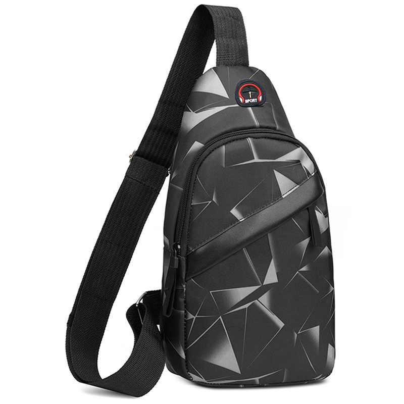 Mens Camouflage Crossbody Shoulder Bag Oxford Cloth Canvas Casual Backpack