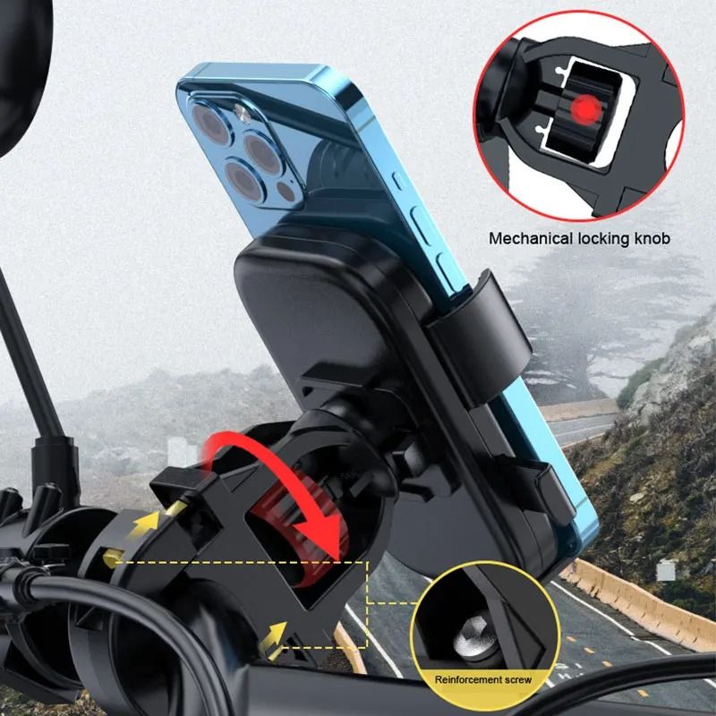 Universal Rotatable Anti Slip Bike Phone Mount