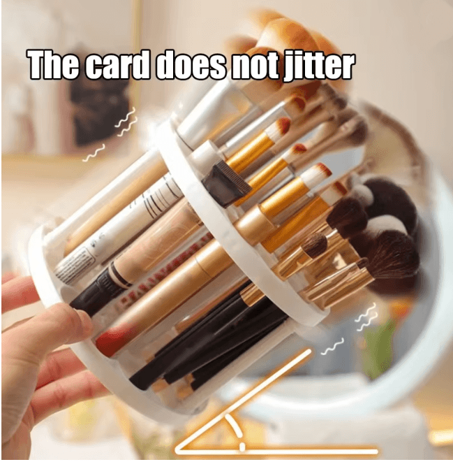 SpinStore 45 Hole Rotating Makeup Brush Organizer Stand