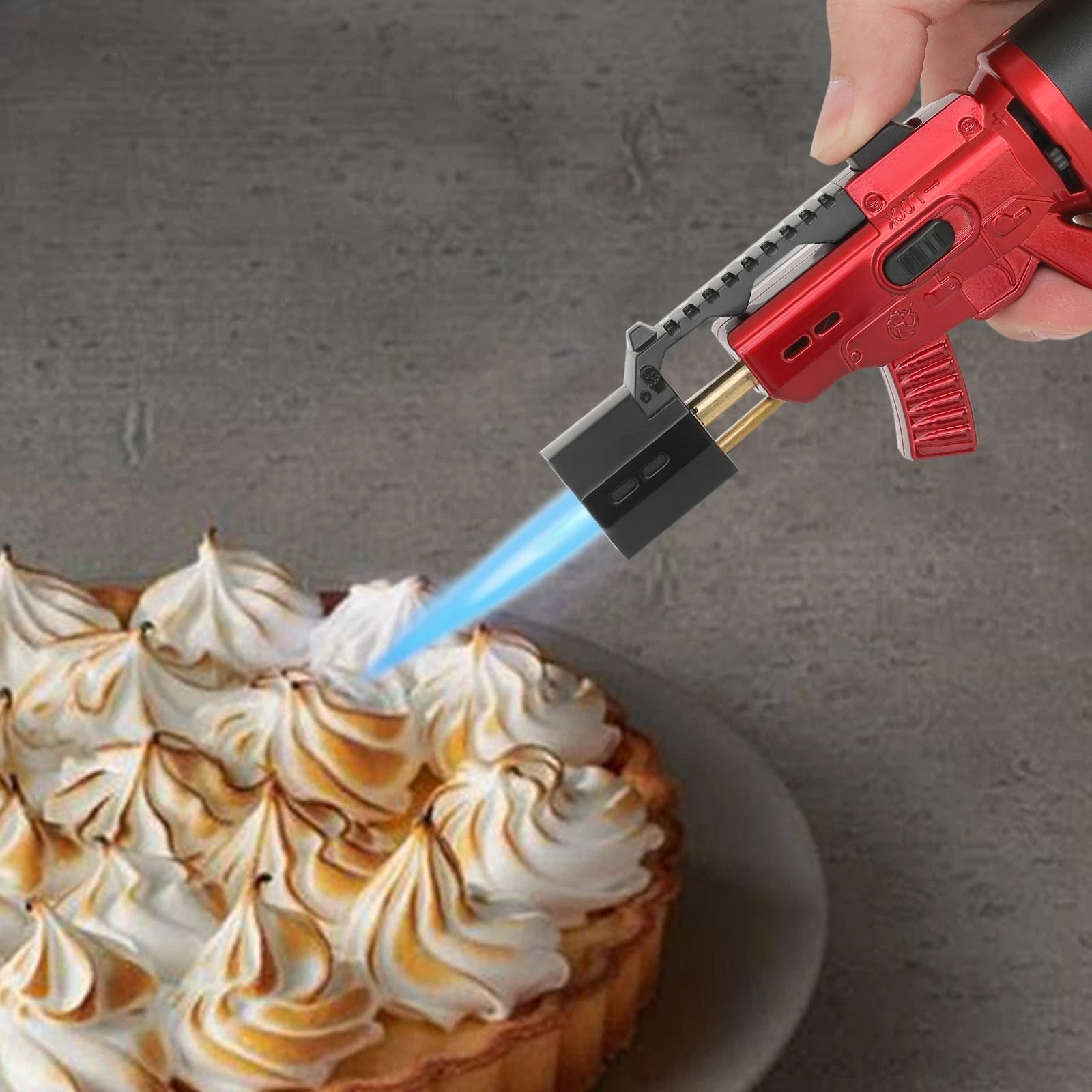 Refillable Cooking Torch – Adjustable Jet Frame Multifunctional Gun Lighter
