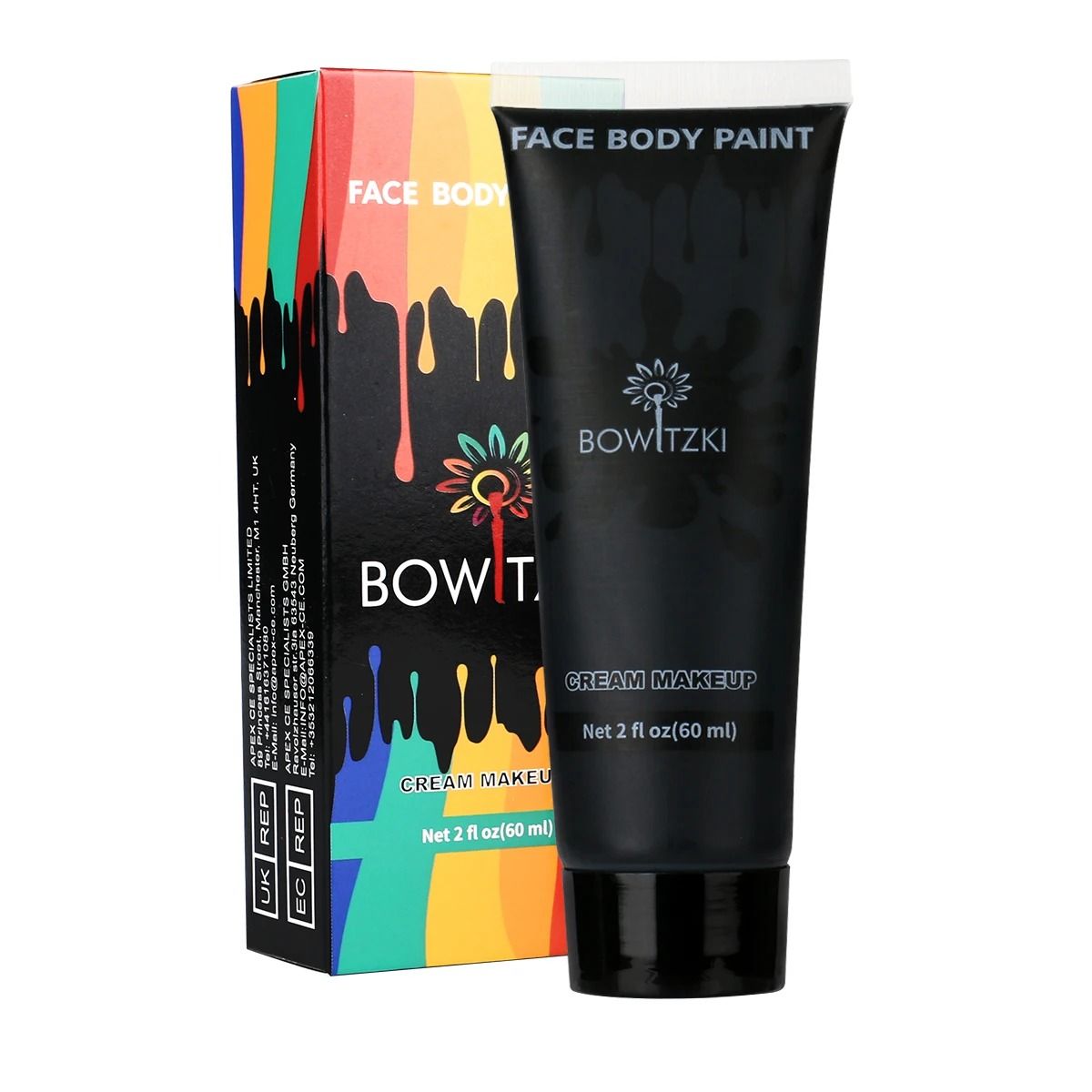 Face & Body Cream Paint – 60ml High-Capacity Special Effects Makeup