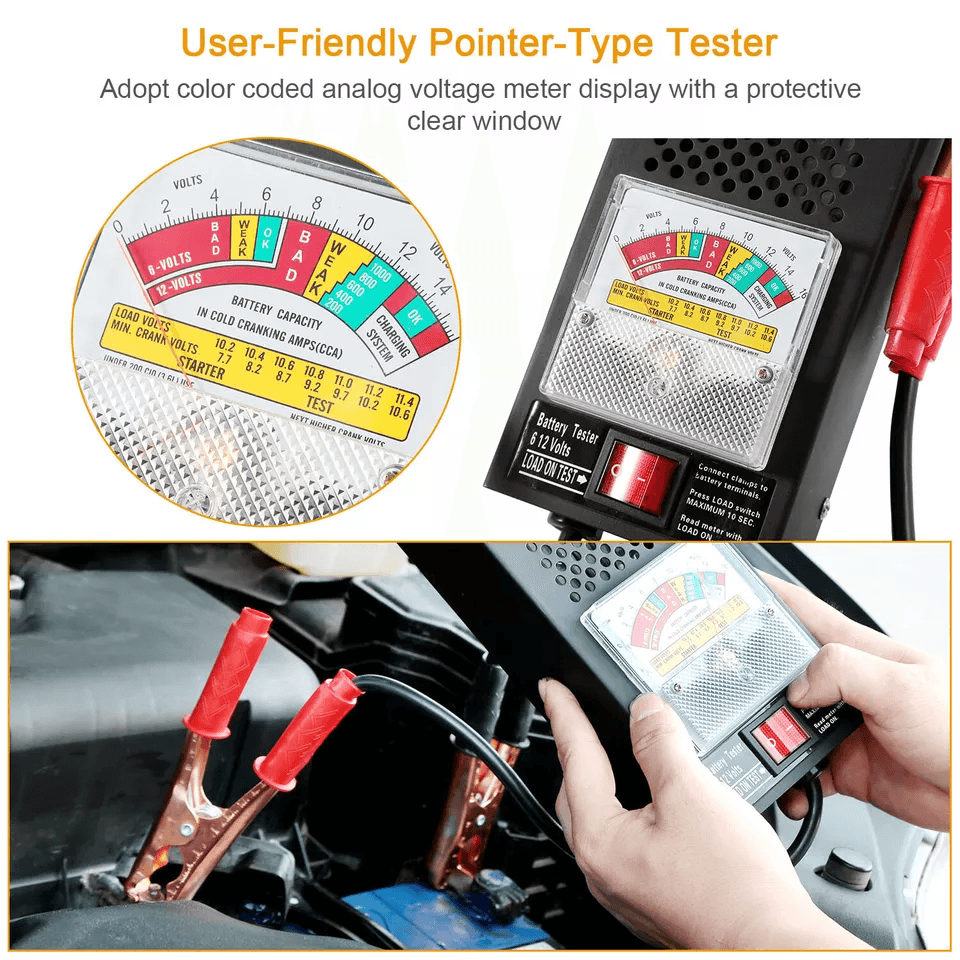 Battery Load Tester, Heavy Duty Car Truck Diagnostic Tool