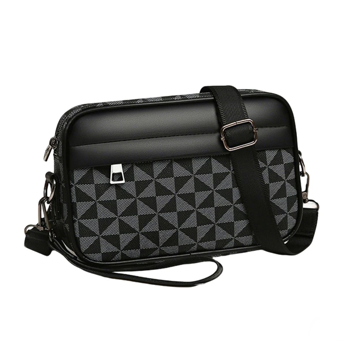 PU Leather Mens Waist Crossbody Bag