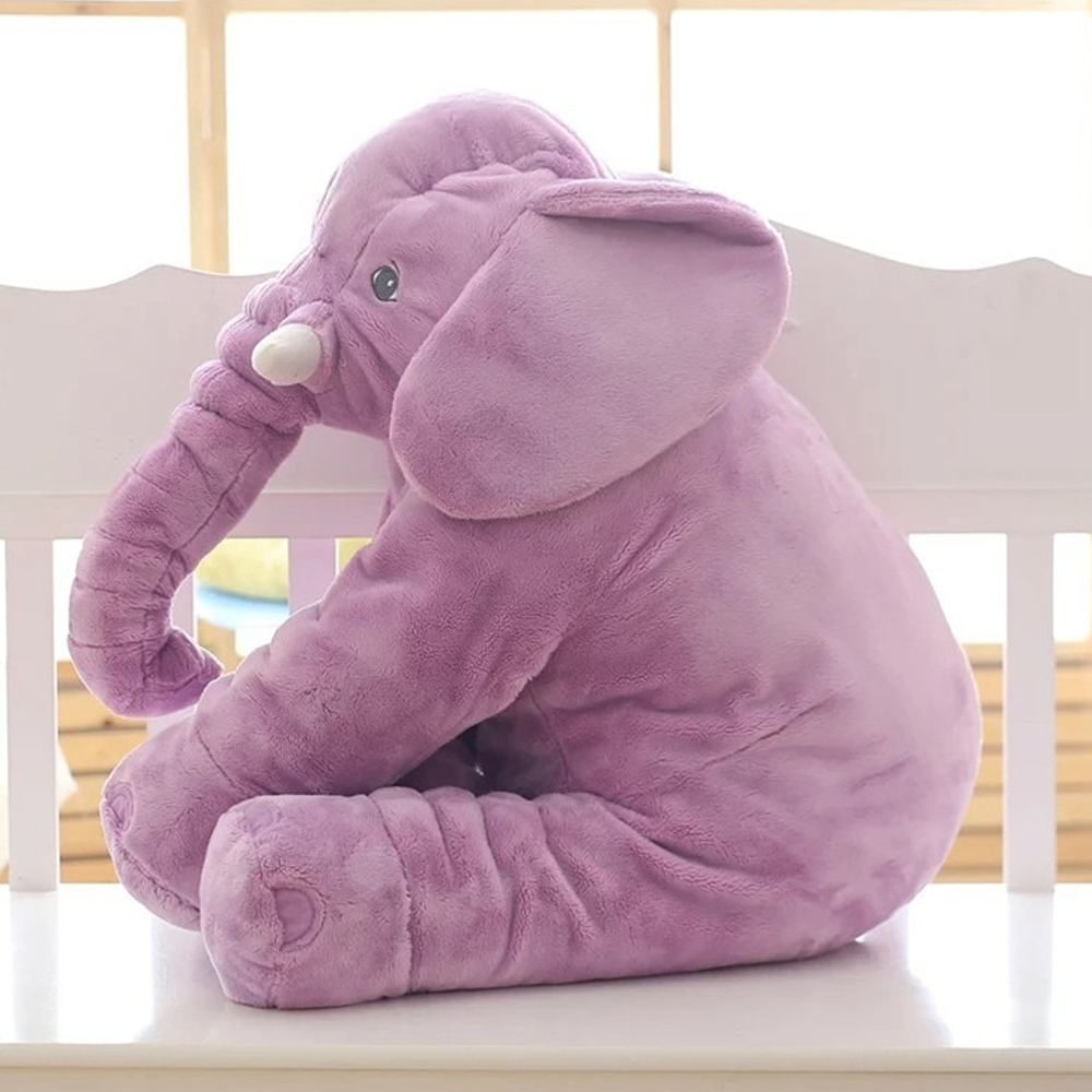 Plush Elephant Pillow