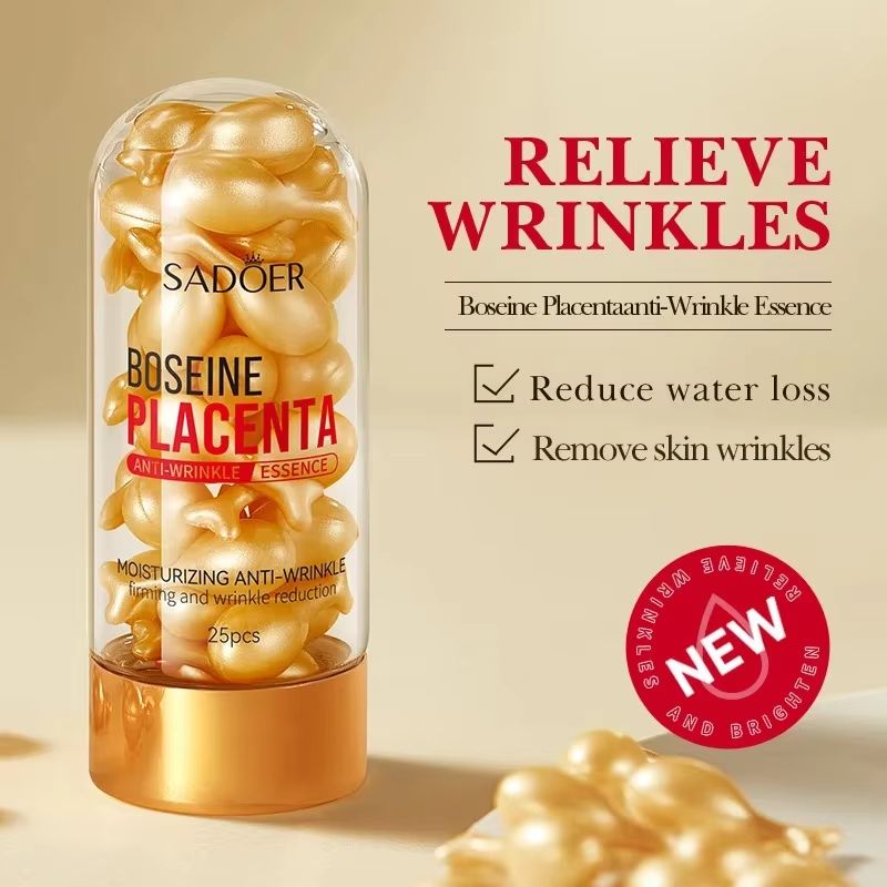 Placenta Brightening Facial Serum Anti Acne Dark Spot Repair and Firming Skin Serum