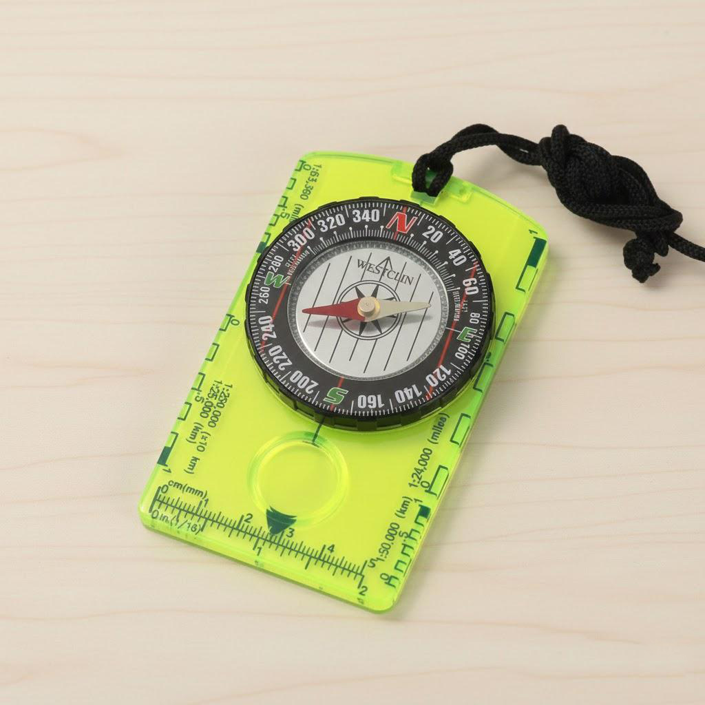 Precision Explorer Hiking Compass with Map Scale Pro Orienteering Navigation Tool