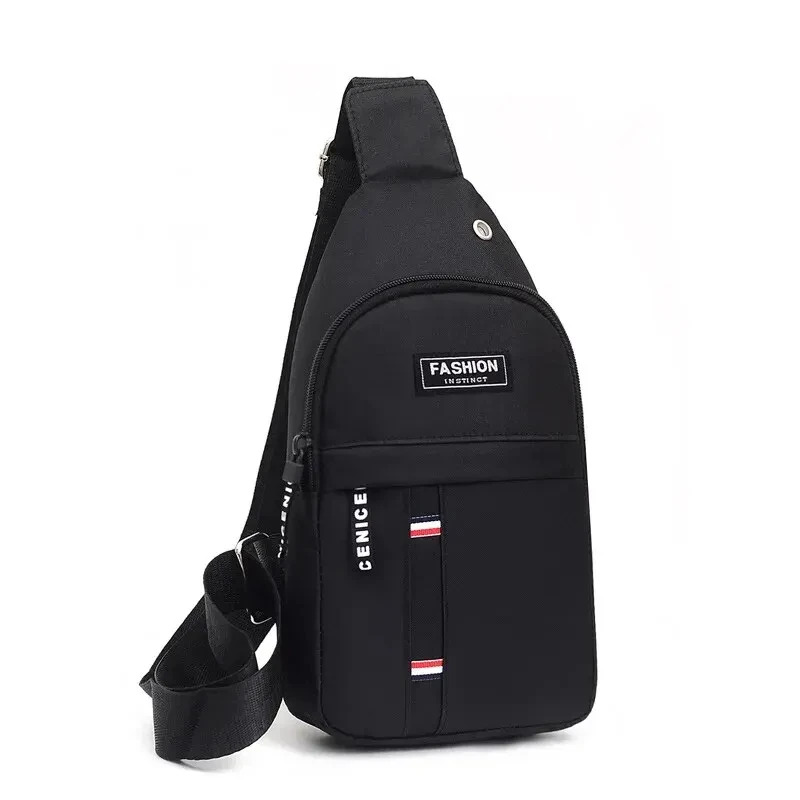 Mens Waterproof Adjustable Shoulder Strap Waist Bag Large Capacity Casual Fashionable Travel Bag