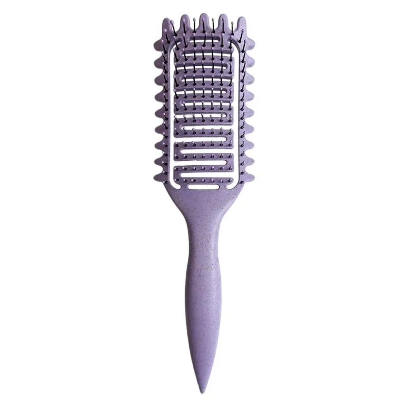 Hollow Out Detangling Hair Brush, Curl Define Styling Brush, Shaping Curls Barber Hairdressing Tools