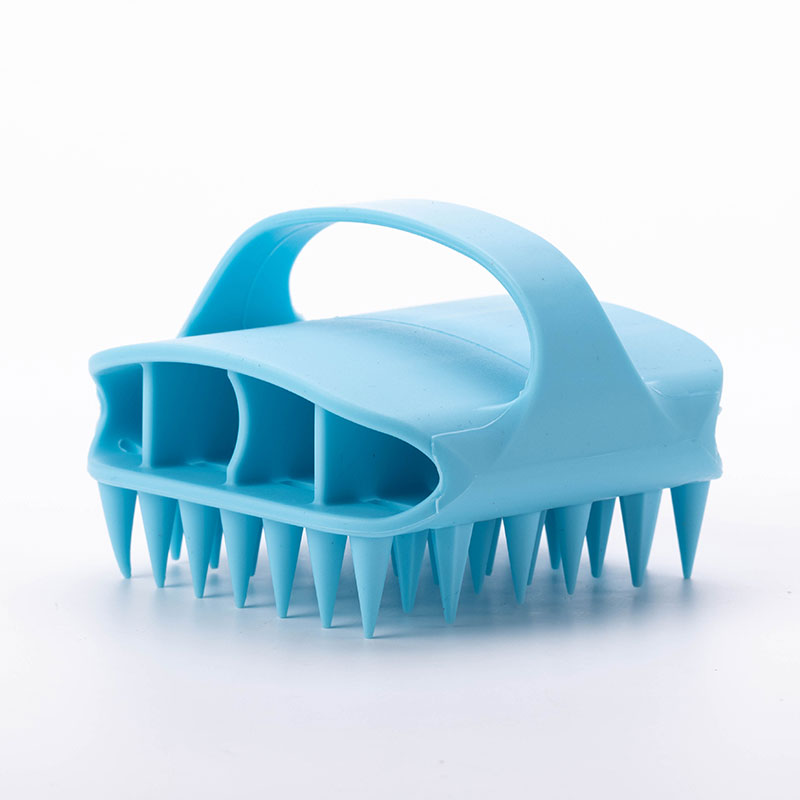 Silicone Scalp Massager Brush Deep Clean Shampoo Hair Growth Tool