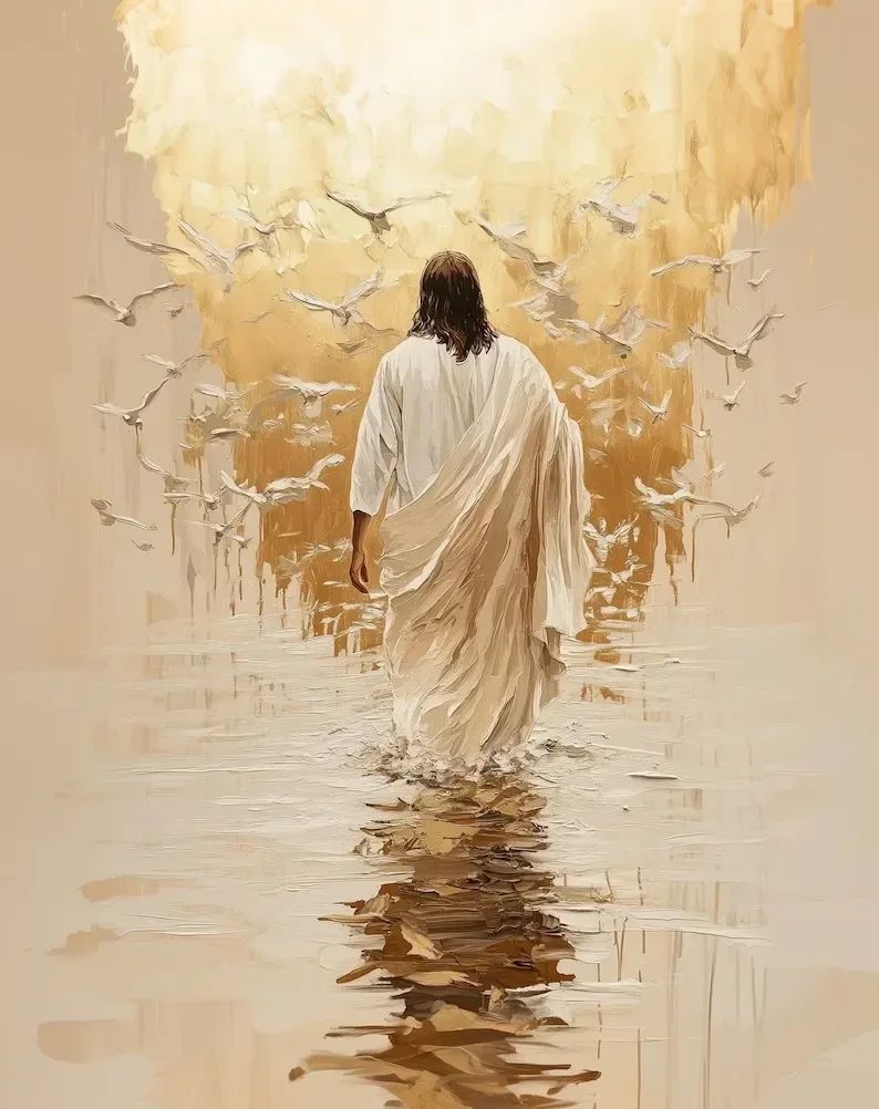 Sacred Heart Jesus Canvas Wall Art Christian Religious Poster