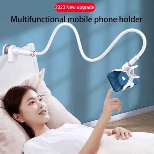 FlexClip 360° Phone Holder Stand – Adjustable Desk Mount & Lazy Mobile Phone Bracket