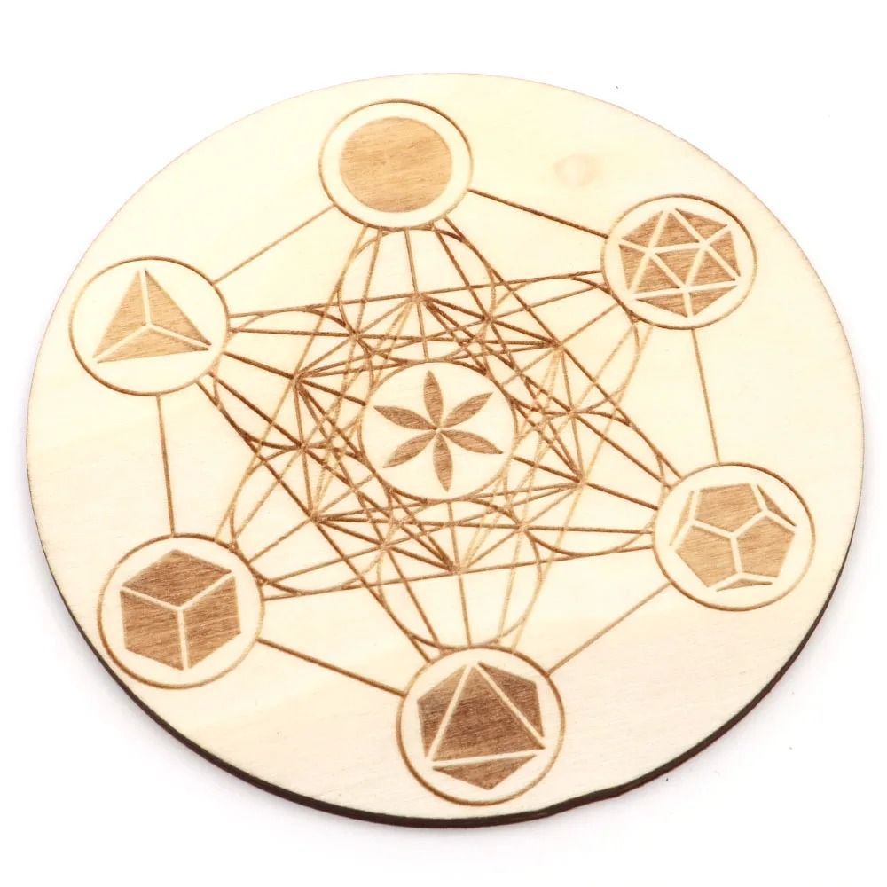 Platonic Solid Crystal Set Sacred Geometry Chakra Healing Reiki Stones