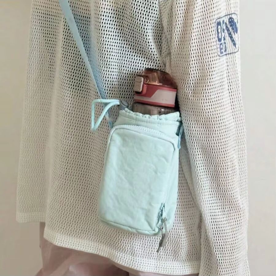 Minimalist Nylon Phone Bag Shoulder Crossbody for Women